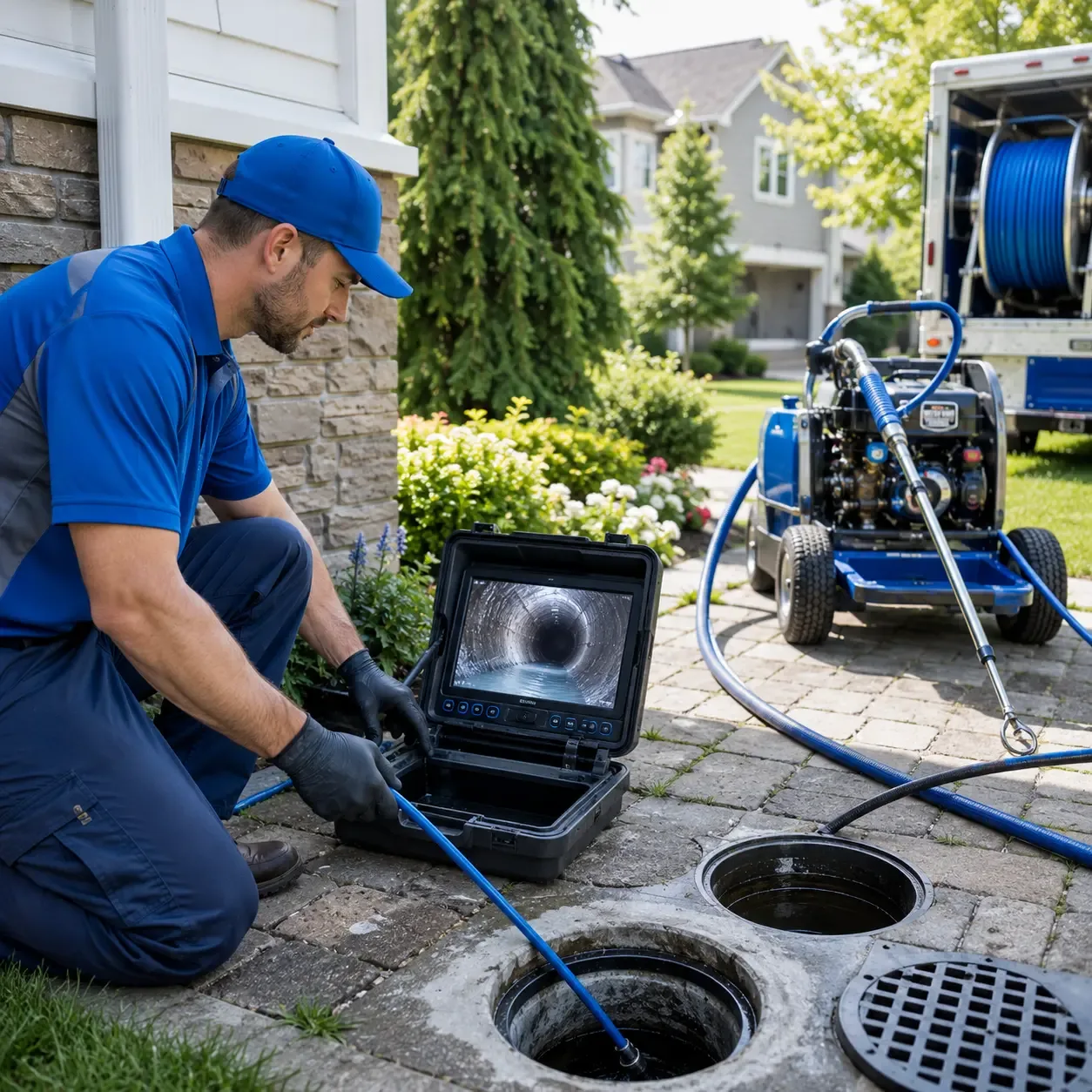 Outdoor drain cleaning professionals serving Clinton, NC