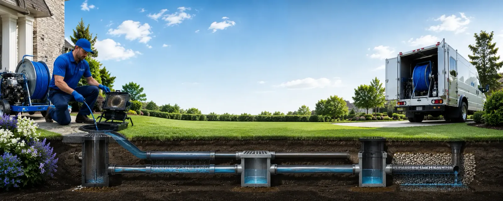 Outdoor drain cleaning information for Clinton, NC